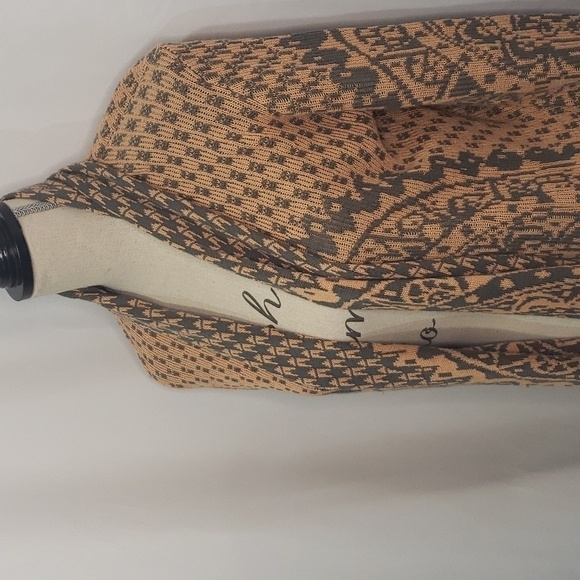 RIPCURL Waterfall Boho Long Sleeve Knit Draped Cardigan Shawl - Picture 2 of 8